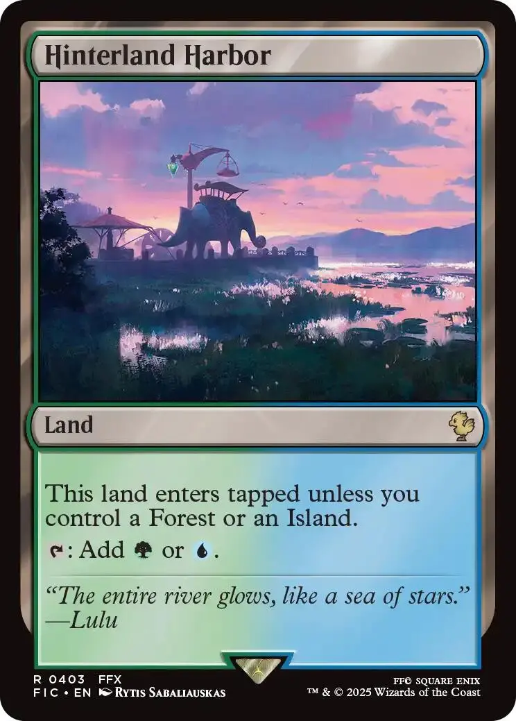 Hinterland Harbor (Surge Foil) [Final Fantasy Commander] 1