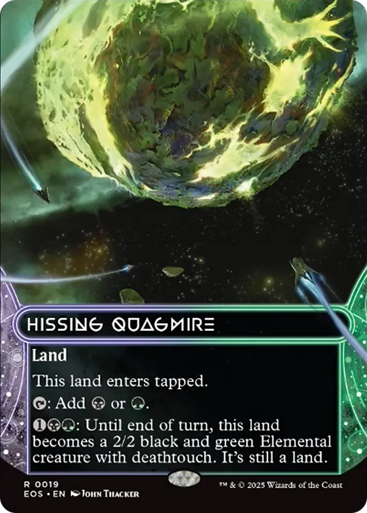 Hissing Quagmire (0019) (Borderless) [Edge Of Eternities: Stellar Sights] 1