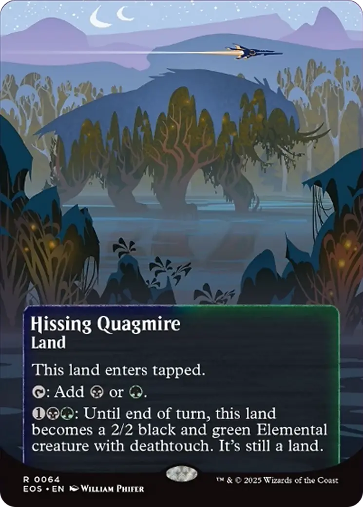 Hissing Quagmire (0064) (Borderless) [Edge Of Eternities: Stellar Sights] 1
