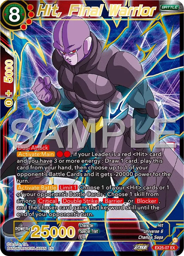 Hit, Final Warrior (Ex25-07) [Premium Anniversary Box 2025] 1
