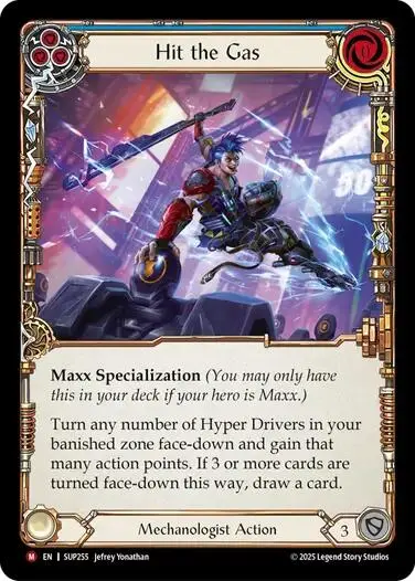 Hit The Gas [Sup255] (Super Slam)  Rainbow Foil 1
