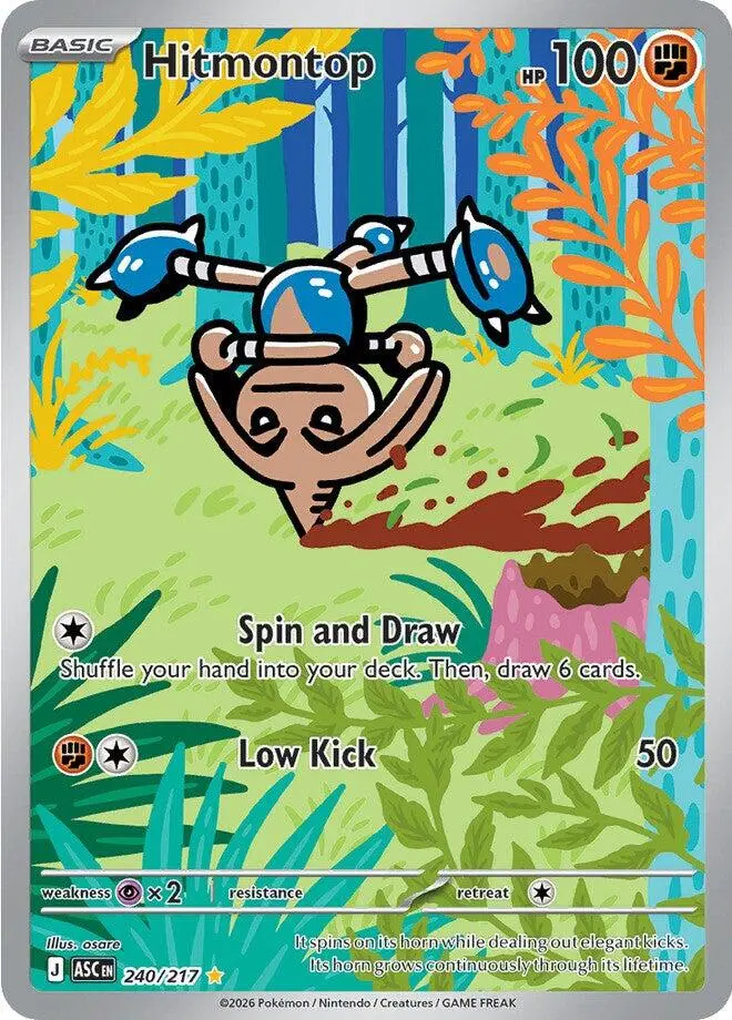 Hitmontop (240/217) [Mega Evolution: Ascended Heroes] 1