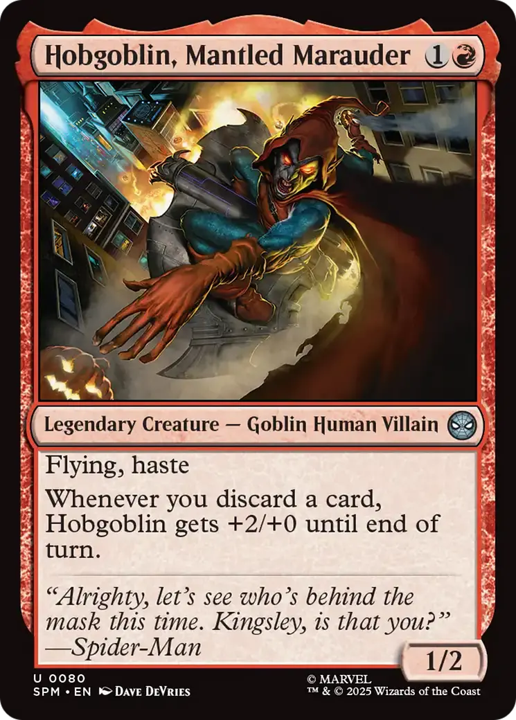 Hobgoblin, Mantled Marauder [Marvel's Spider-Man] 1