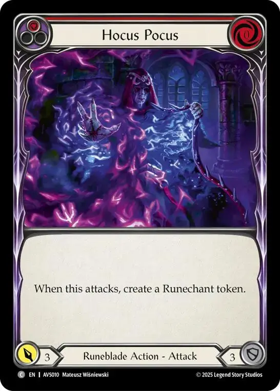 Hocus Pocus (Red) [Avs010] (Armory Deck: Legends Viserai) 1