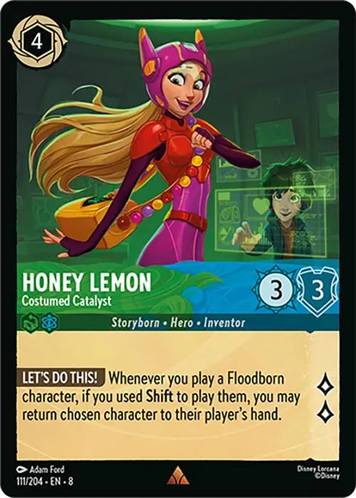 Honey Lemon - Costumed Catalyst (111/204) [Reign Of Jafar] 1