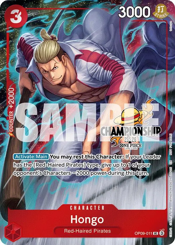 Hongo (Cs 25-26 Celebration Pack) [One Piece Promotion Cards] 1