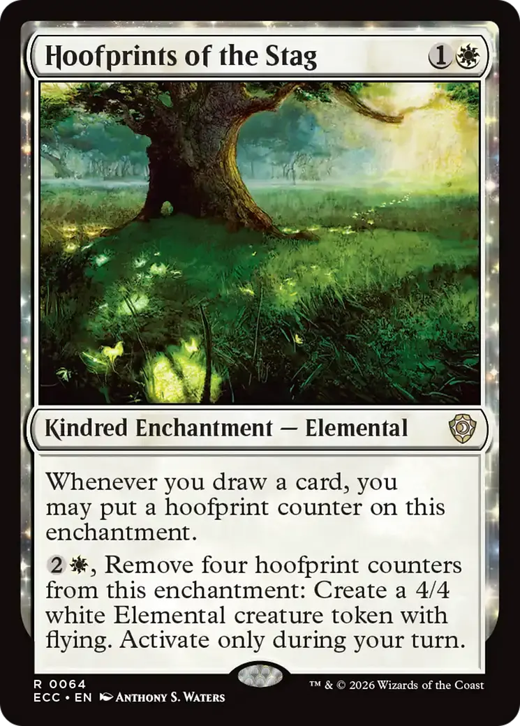 Hoofprints Of The Stag [Lorwyn Eclipsed Commander] 1
