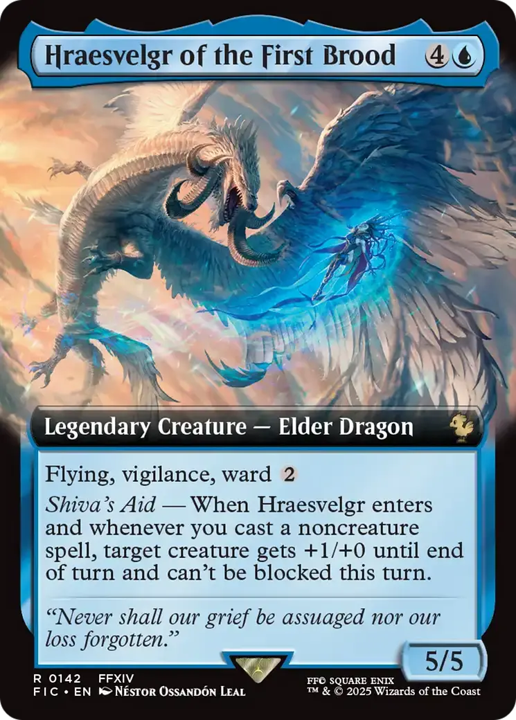 Hraesvelgr Of The First Brood (Extended Art) [Final Fantasy Commander] 1