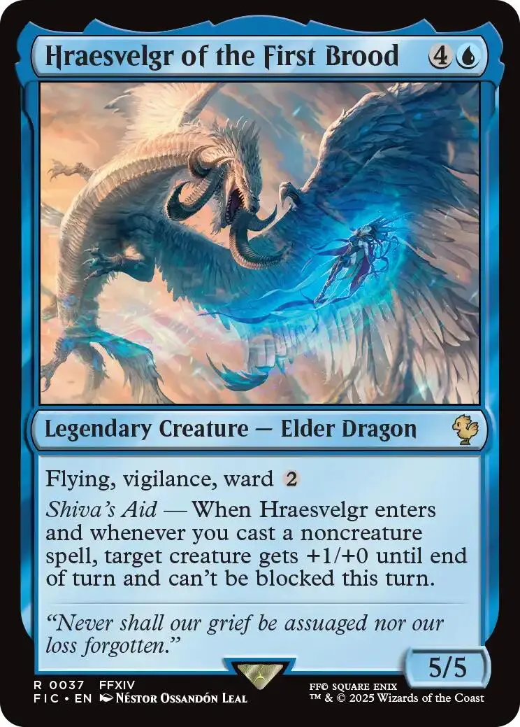 Hraesvelgr Of The First Brood (Surge Foil) [Final Fantasy Commander] 1