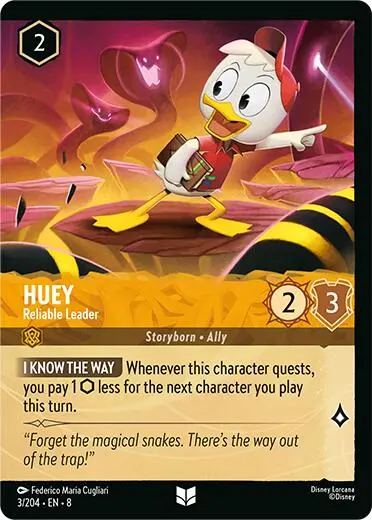 Huey - Reliable Leader (Foil) (3/204) [Reign Of Jafar] 1