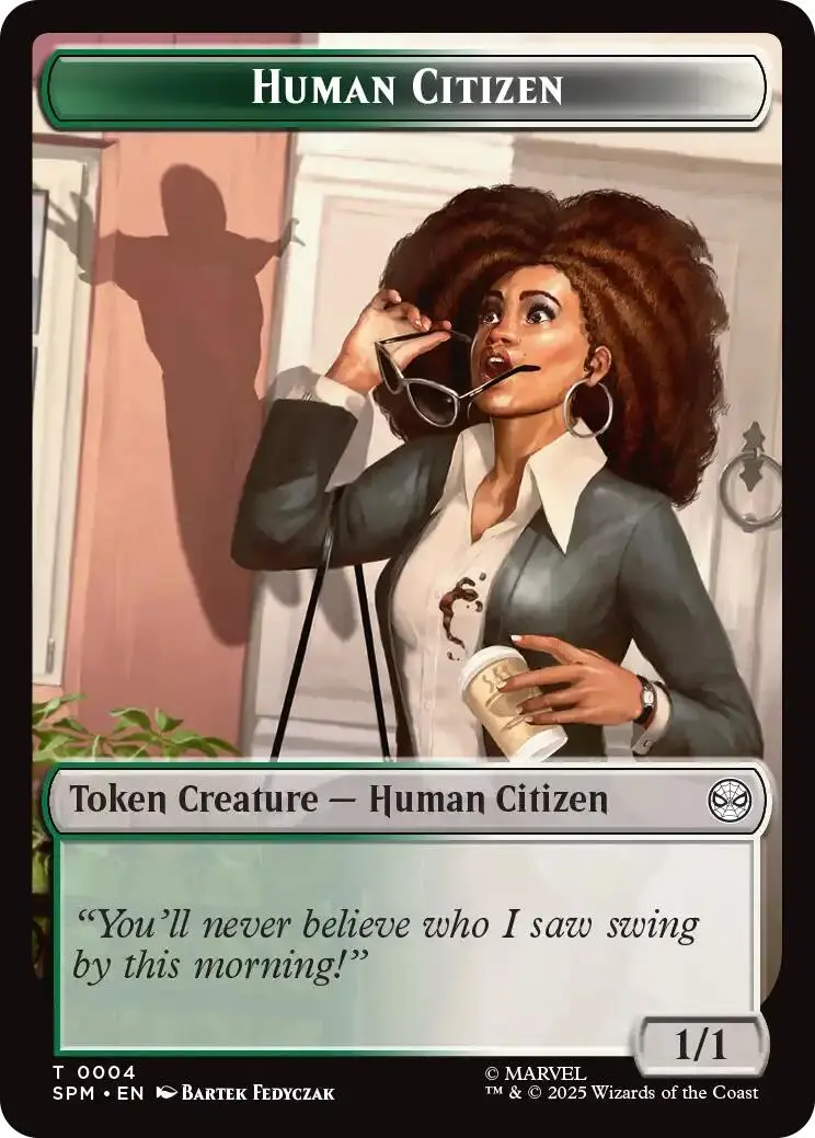 Human Citizen // Treasure Double-Sided Token [Marvel's Spider-Man Tokens] 1