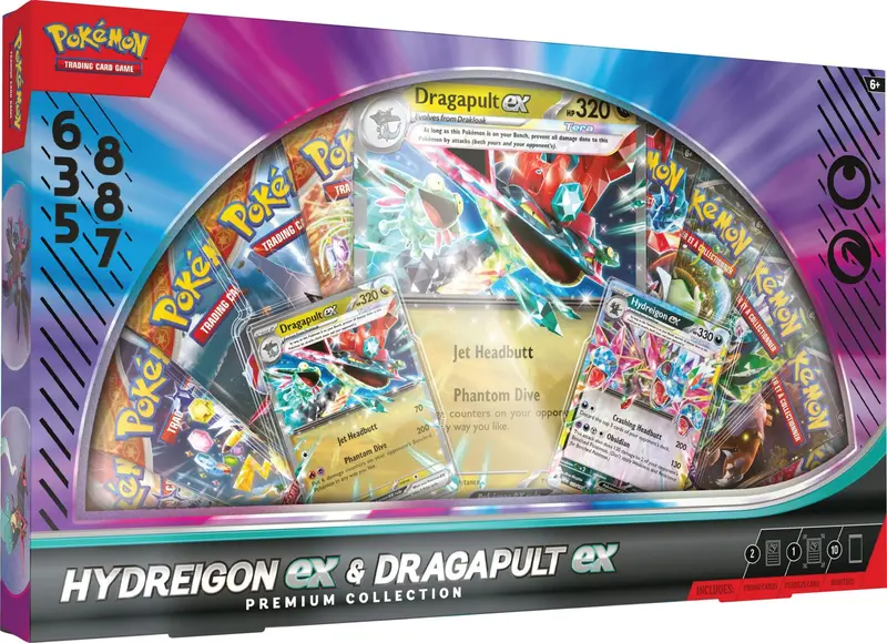 Hydreigon Ex & Dragapult Ex Premium Collection 1