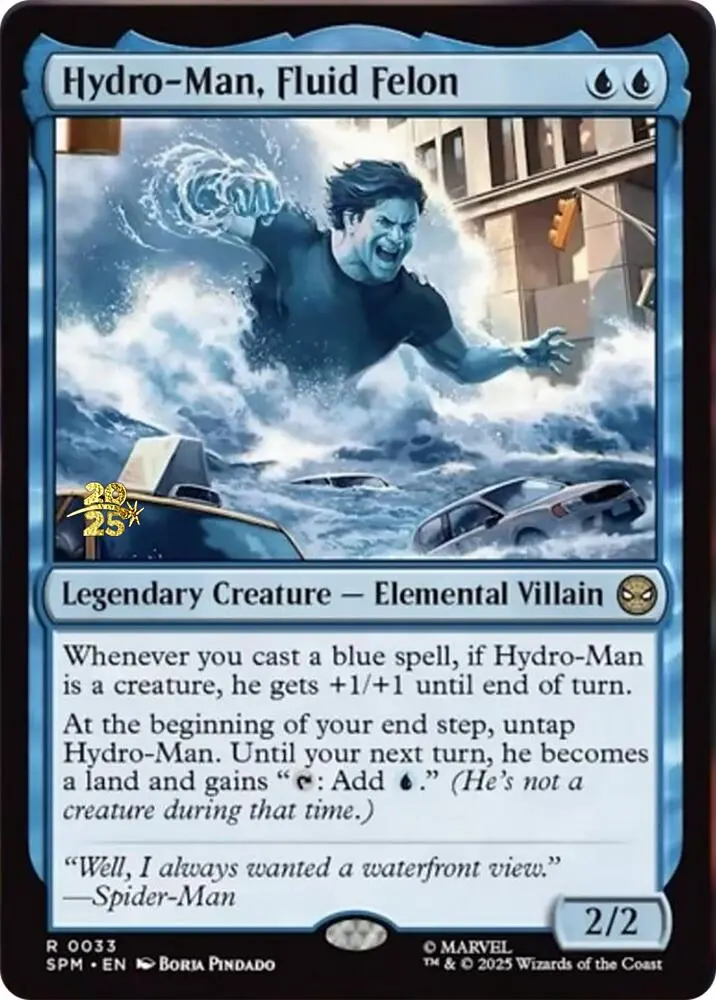 Hydro-Man, Fluid Felon [Marvel's Spider-Man Prerelease Promos] 1
