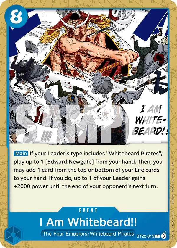 I Am Whitebeard!! [Starter Deck: Ace & Newgate] 1