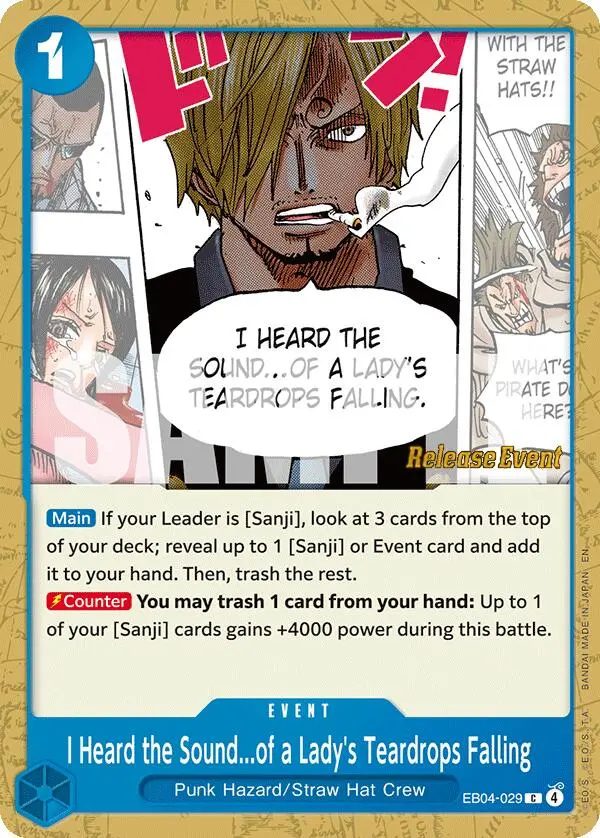 I Heard The Sound...Of A Lady's Teardrops Falling [The Azure Sea's Seven Release Event Cards] 1