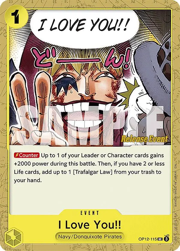I Love You!! [Legacy Of The Master Release Event Cards] 1