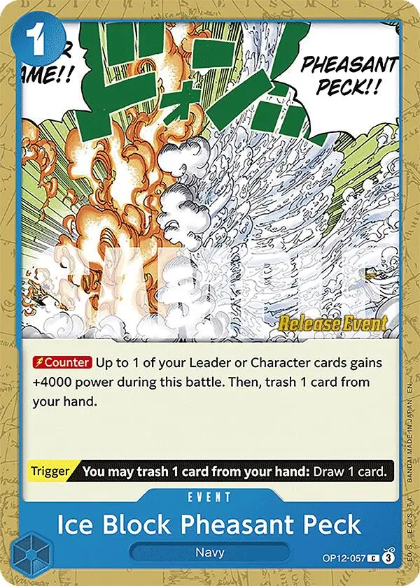 Ice Block Pheasant Peck [Legacy Of The Master Release Event Cards] 1