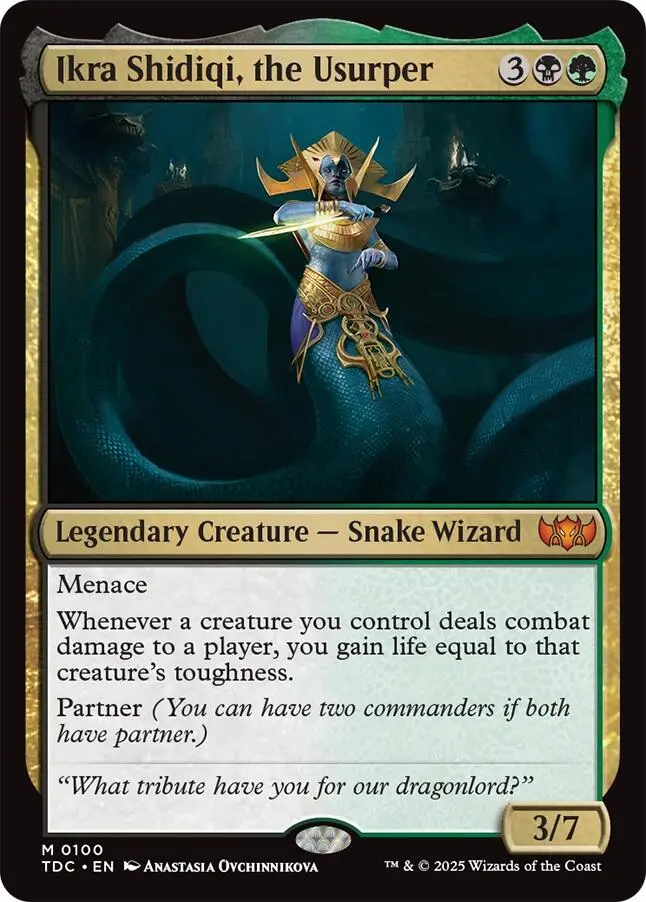 Ikra Shidiqi, The Usurper [Tarkir: Dragonstorm Commander] 1