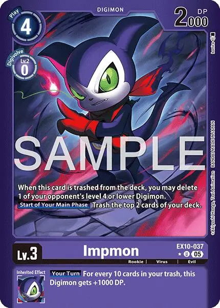 Impmon [Ex10-037] (Limited Foil) [Sinister Order] 1
