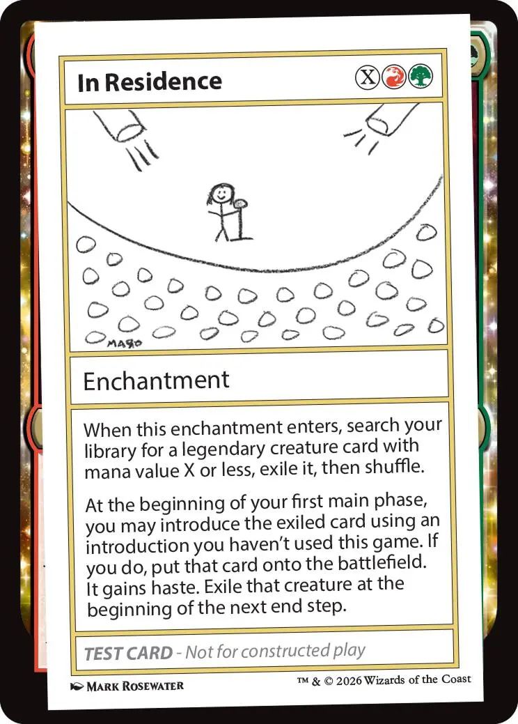 In Residence [Mystery Booster Playtest Cards] 1
