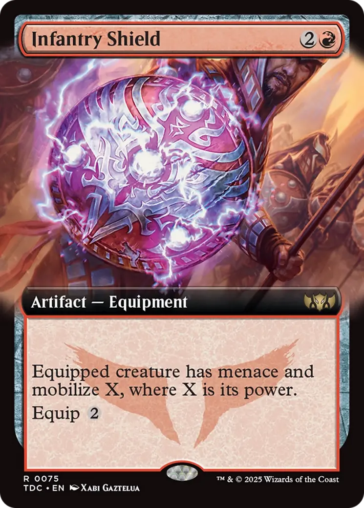 Infantry Shield (Extended Art) [Tarkir: Dragonstorm Commander] 1