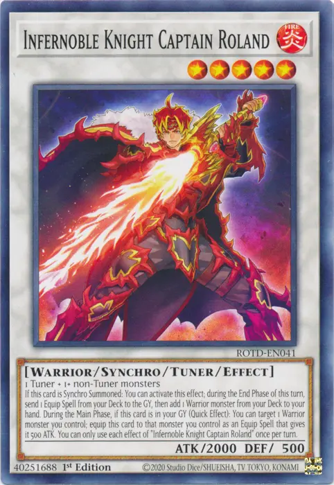 Infernoble Knight Captain Roland [Rotd-En041] Common 1