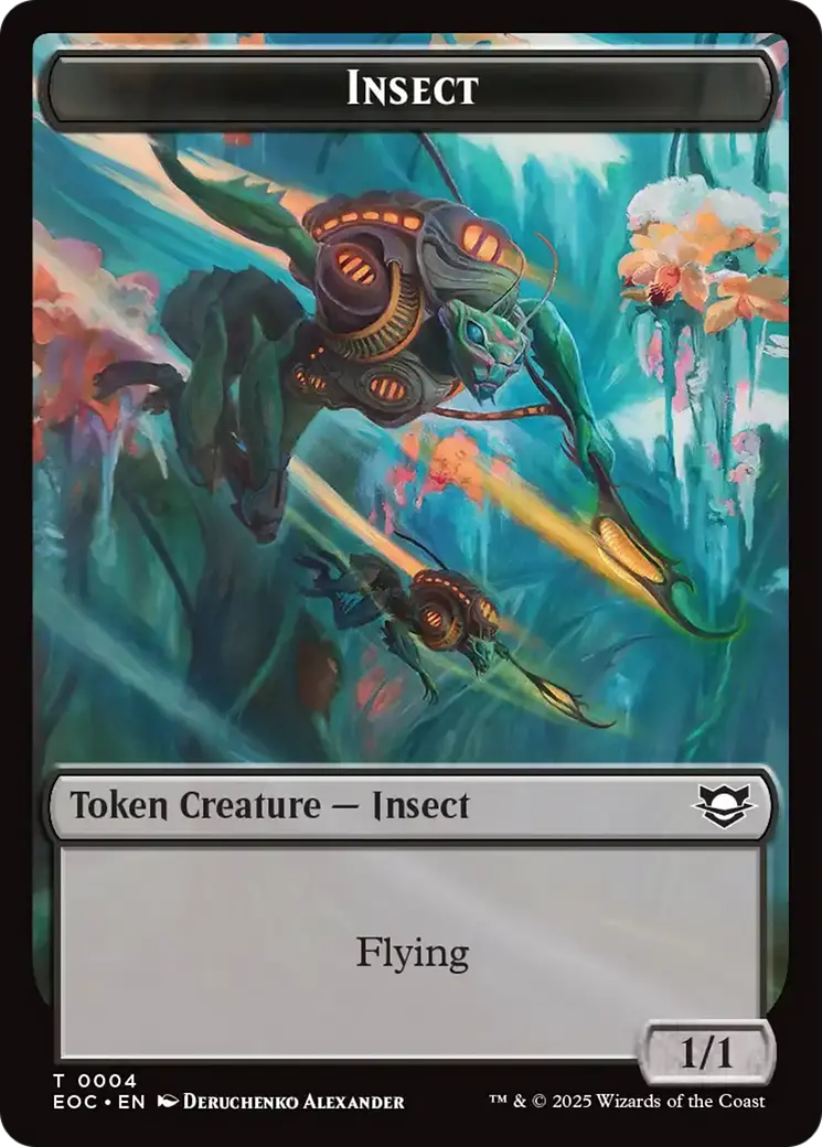 Insect // Beast (0005) Double-Sided Token [Edge Of Eternities Tokens] 1