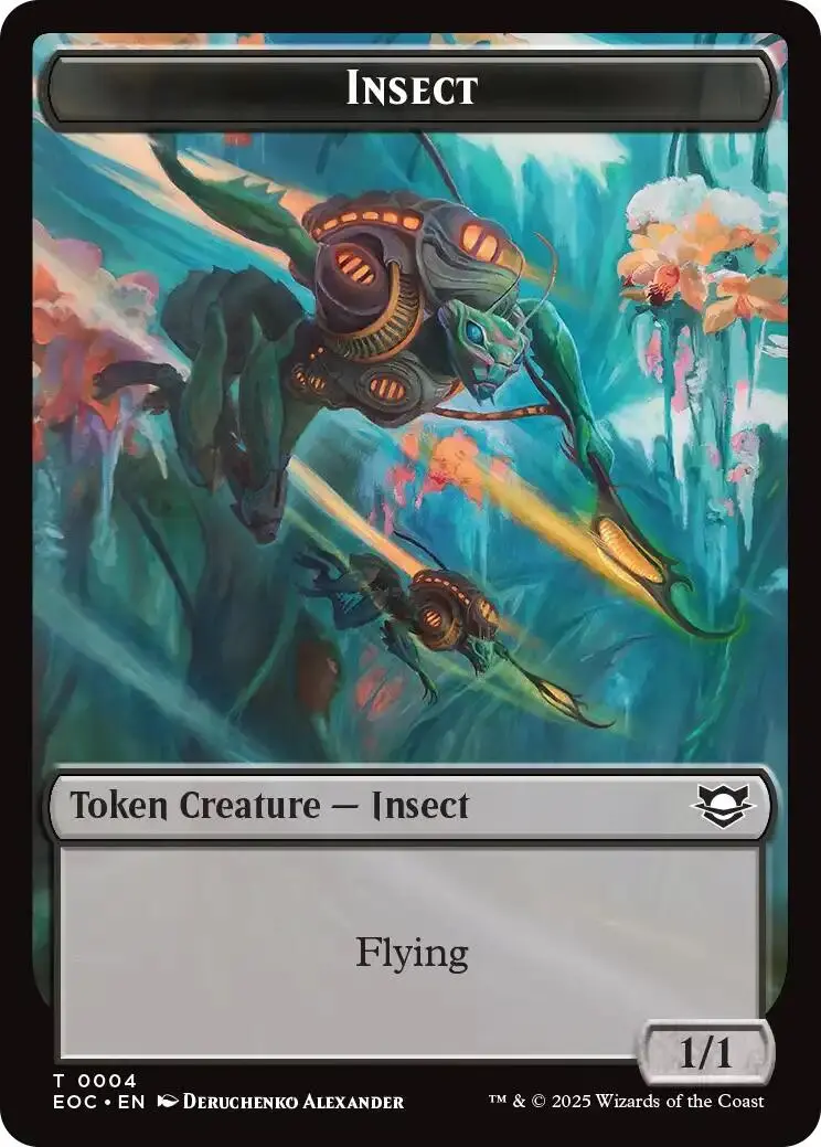 Insect // Elemental (0007) Double-Sided Token [Edge Of Eternities Tokens] 1