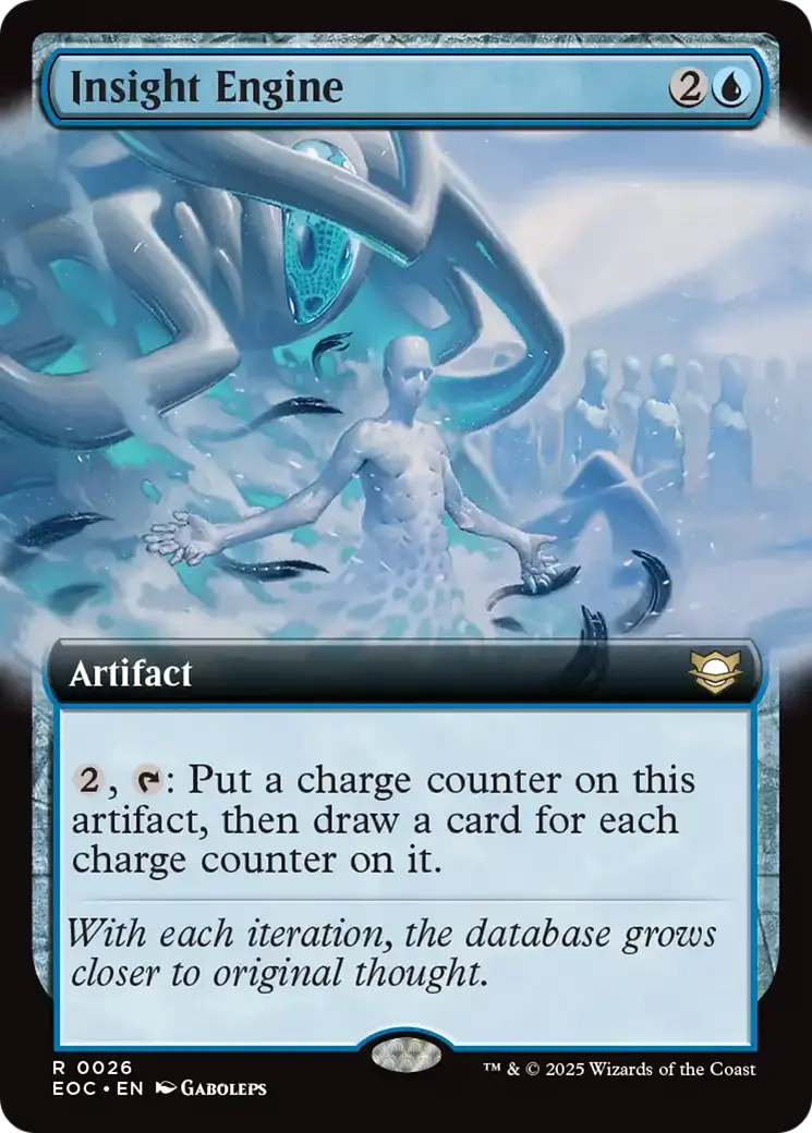 Insight Engine (Extended Art) [Edge Of Eternities Commander] 1