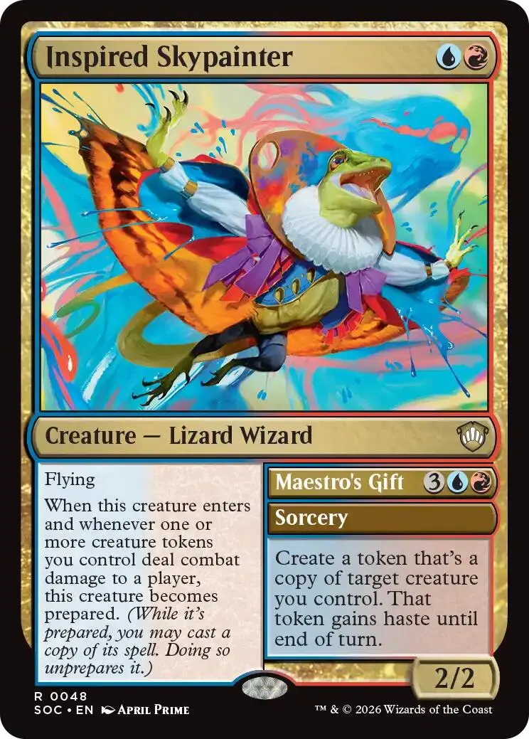 Inspired Skypainter [Secrets Of Strixhaven Commander] 1
