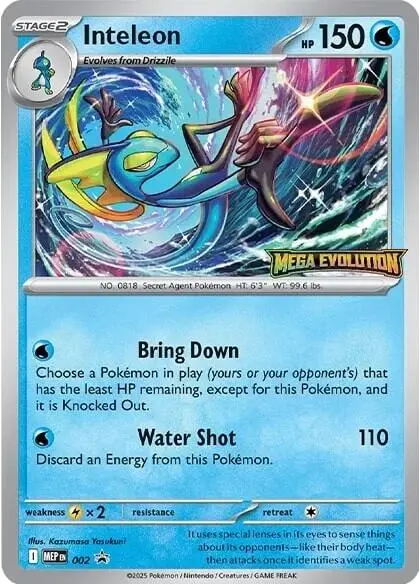 Inteleon (002) [Mega Evolutions Promo] 1