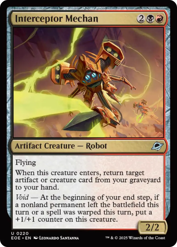 Interceptor Mechan [Edge Of Eternities] 1