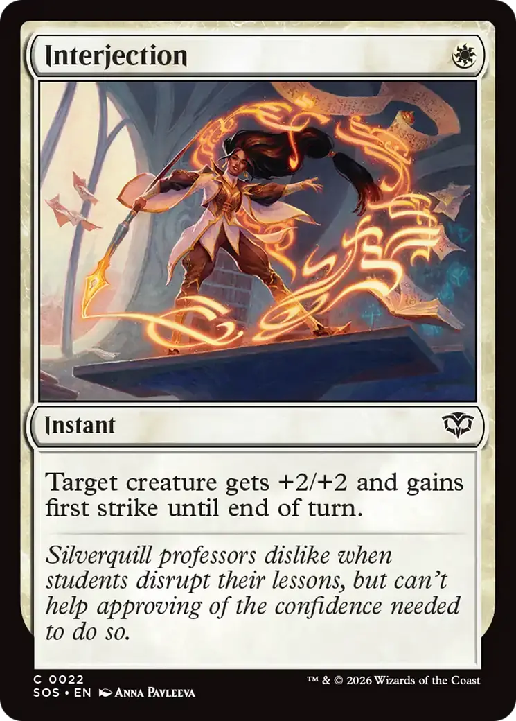 Interjection [Secrets Of Strixhaven] 1