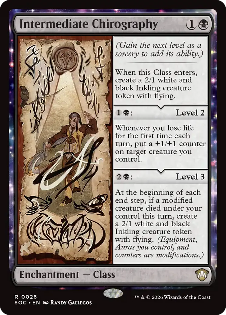 Intermediate Chirography [Secrets Of Strixhaven Commander] 1