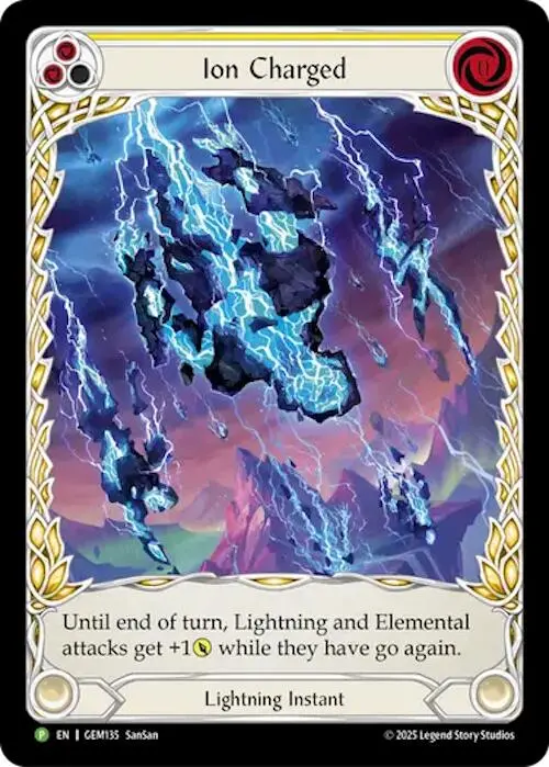Ion Charged [Gem135] (Gem Pack 4)  Rainbow Foil 1