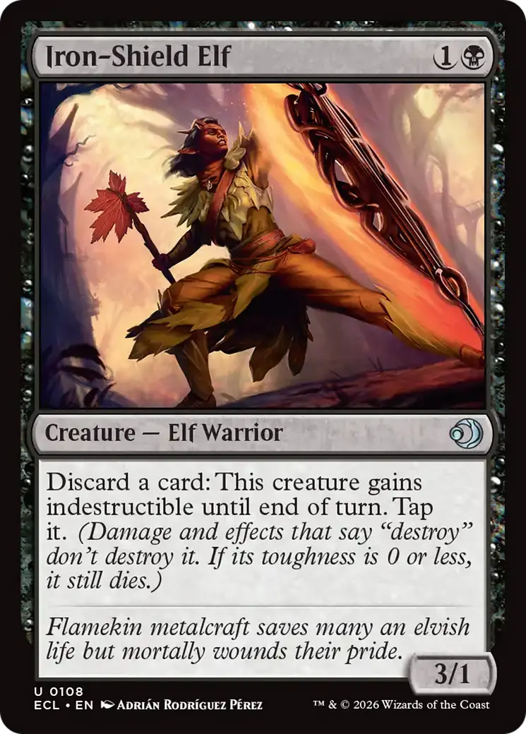Iron-Shield Elf [Lorwyn Eclipsed] 1