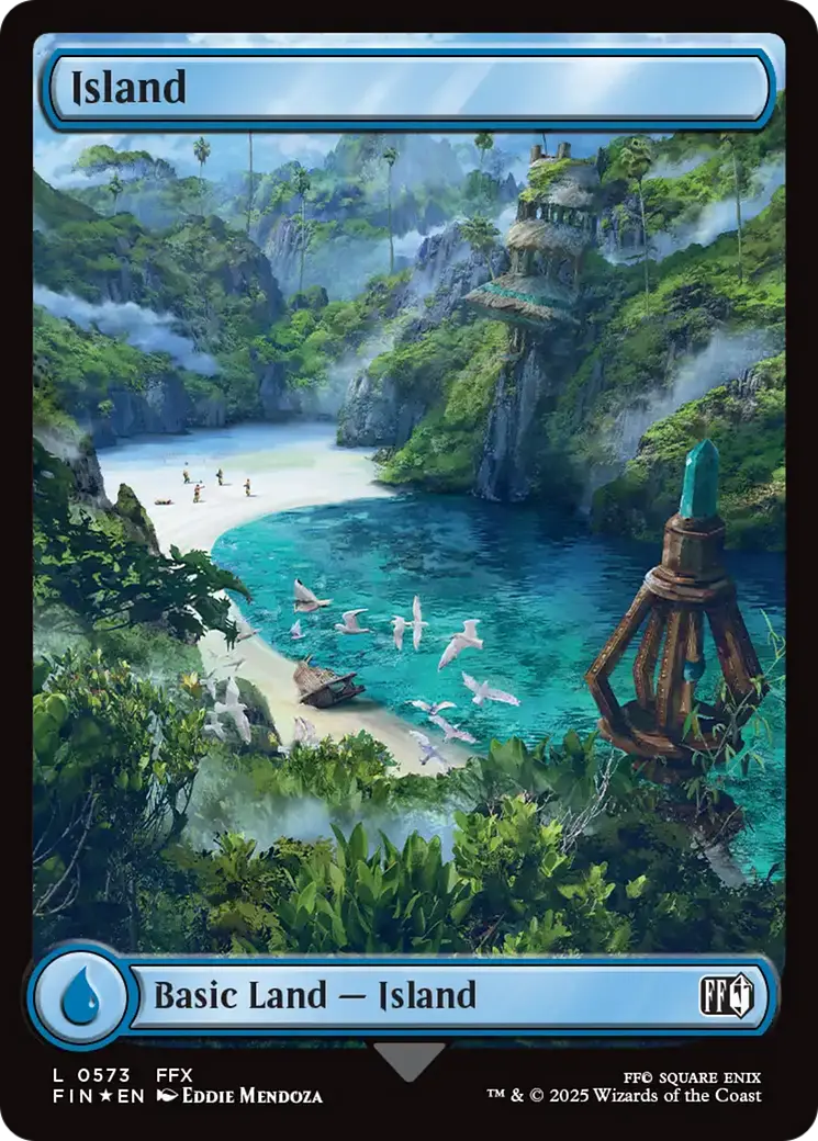 Island (0573) (Surge Foil) [Final Fantasy] 1