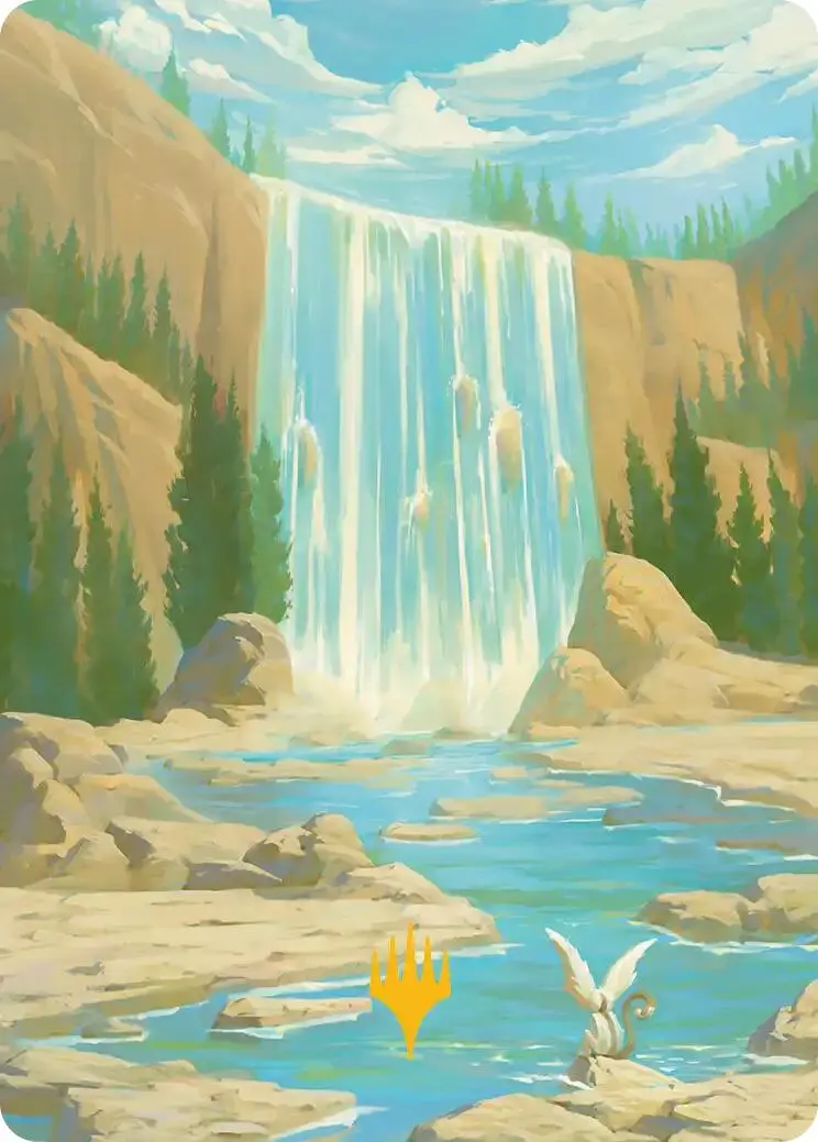 Island Art Card (Gold-Stamped Signature) [Avatar: The Last Airbender Art Series] 1
