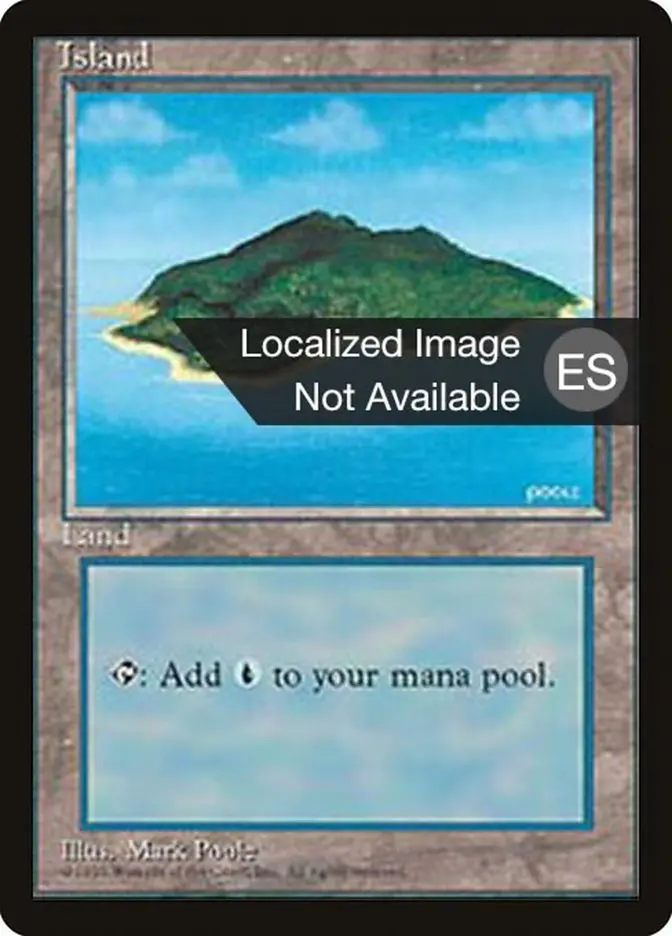 Island (B) [Fourth Edition (Foreign Black Border)] 1