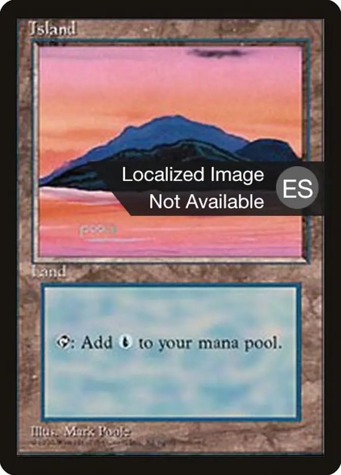 Island (C) [Fourth Edition (Foreign Black Border)] 1