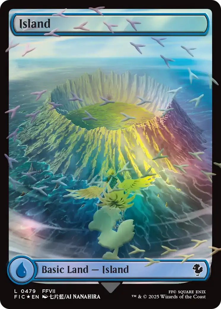 Island (Chocobo Track Foil) [Final Fantasy Commander] 1