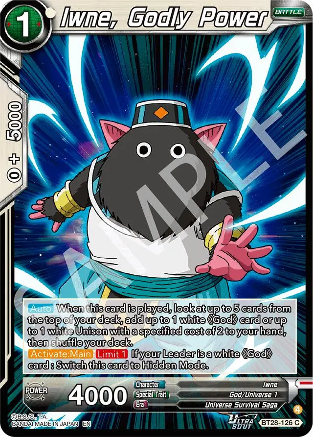 Iwne, Godly Power (Bt28-126) [Prismatic Clash] 1