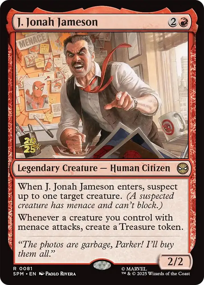 J. Jonah Jameson [Marvel's Spider-Man Prerelease Promos] 1