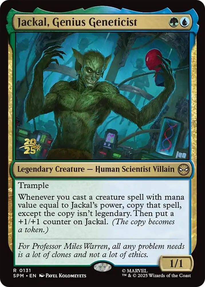 Jackal, Genius Geneticist [Marvel's Spider-Man Prerelease Promos] 1