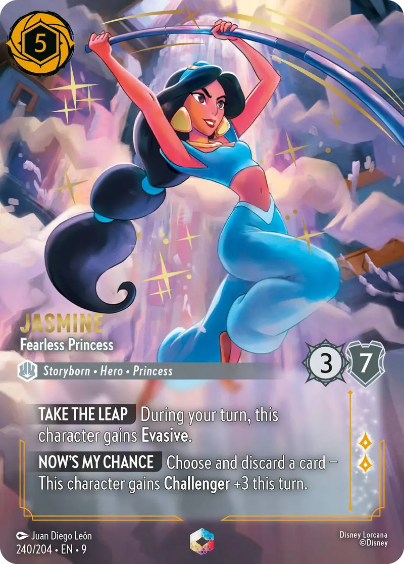 Jasmine - Fearless Princess (Enchanted) (240/204) [Fabled] 1