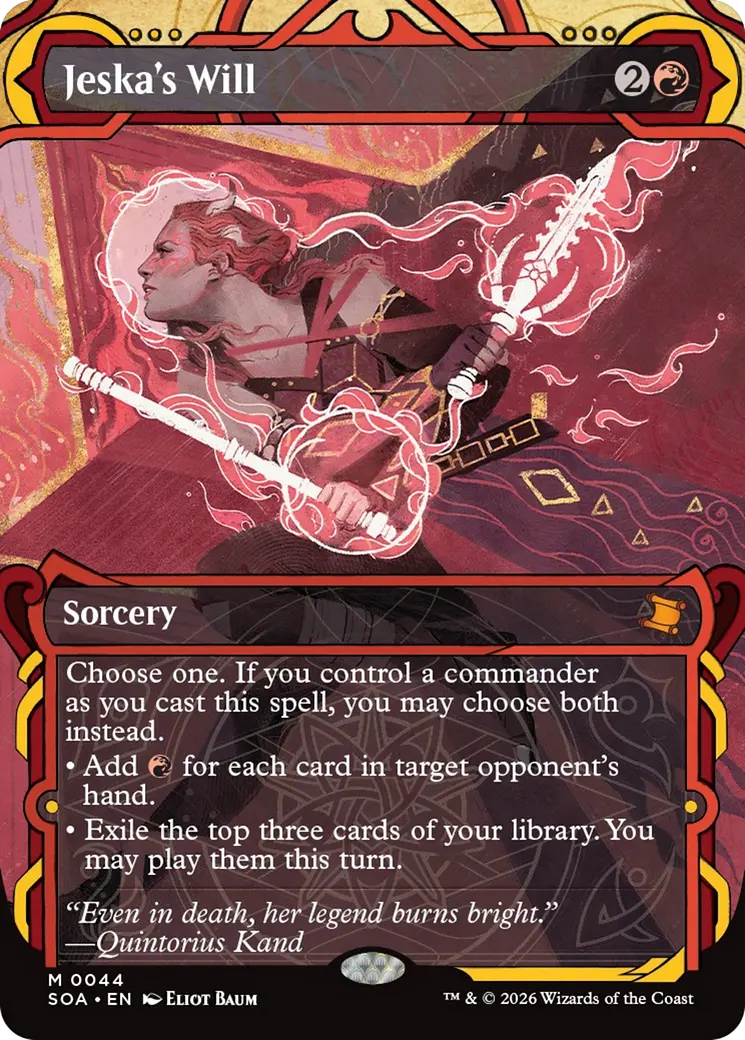 Jeska's Will (Jp Alternate Art) [Secrets Of Strixhaven: Mystical Archive] 1