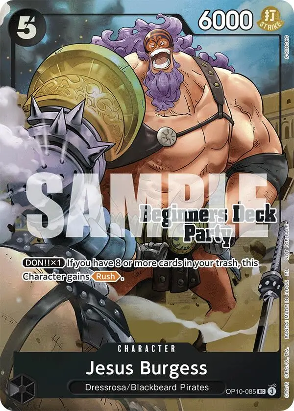 Jesus Burgess (St-23 - St-28 Beginners Deck Party) [Winner] [One Piece Promotion Cards] 1