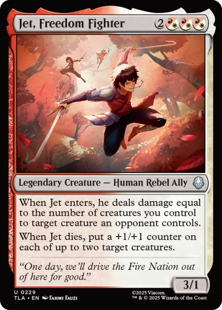Jet, Freedom Fighter [Avatar: The Last Airbender] 1