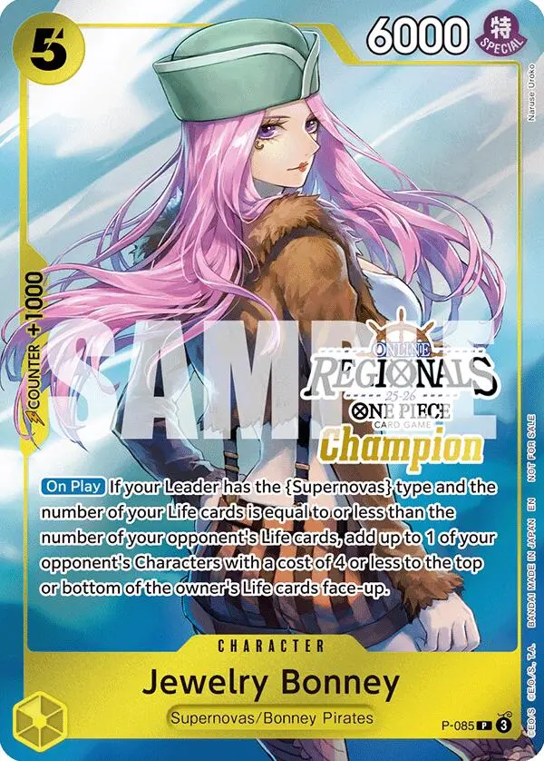 Jewelry Bonney (Online Regional Champion Card Set 2025 Vol.2) [One Piece Promotion Cards] 1