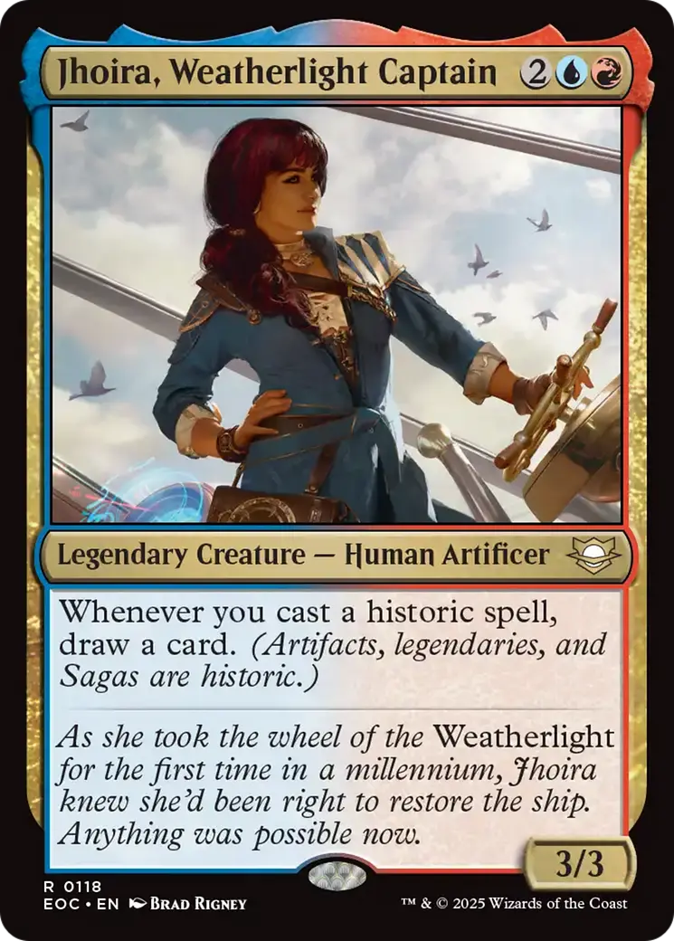 Jhoira, Weatherlight Captain [Edge Of Eternities Commander] 1
